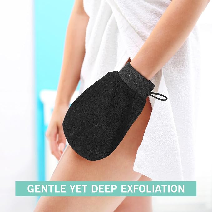 FoldTier 20 Pcs Exfoliating Glove Bulk Summer Exfoliator Mitt Body Scrubber - Image 2