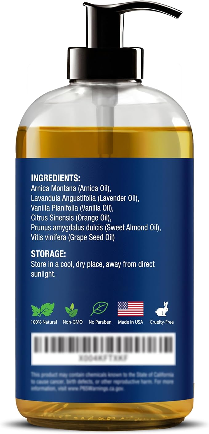 Lymphatic Drainage Massage Oil for Massage Therapy 8 fl oz - Image 8