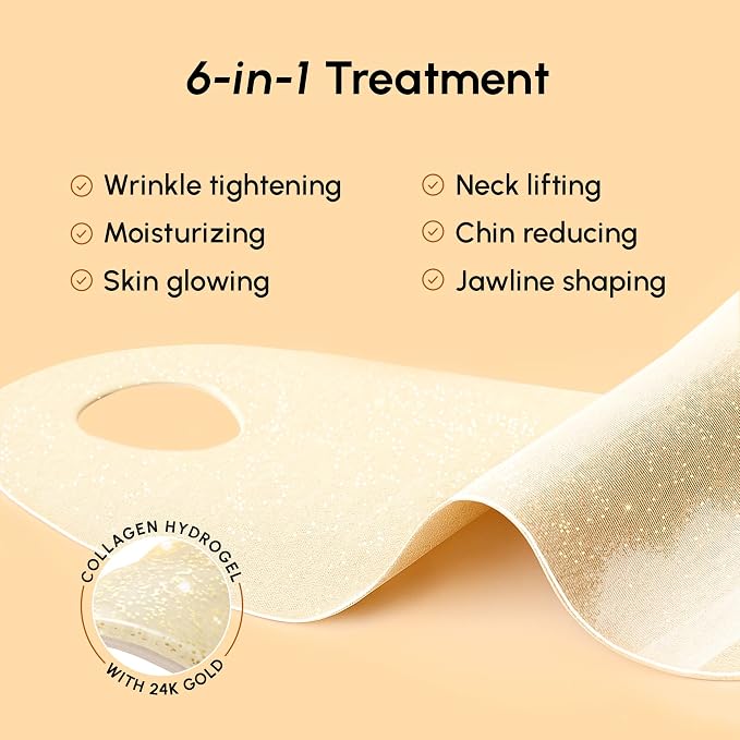 MAREE V Line Lifting Mask with 24K Gold – Deep Collagen Face Mask - Image 5