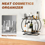 Perfume Organizer for Dresser, 2 Tier Vanity Makeup Organizer, Bathroom - Image 8