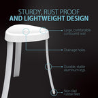 Better Living Products 70060 SPA Seat Shower Stool - Image 3