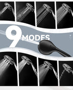 JDO Shower Head with Handheld, High Pressure Handheld Shower Head 9 Settings - Image 3