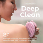 MainBasics Silicone Body Scrubber Dual-Sided Shower Loofah and Exfoliator - Image 5