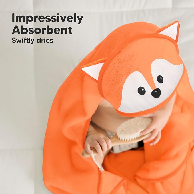 KeaBabies Hooded Baby Towel for Newborn - Image 5