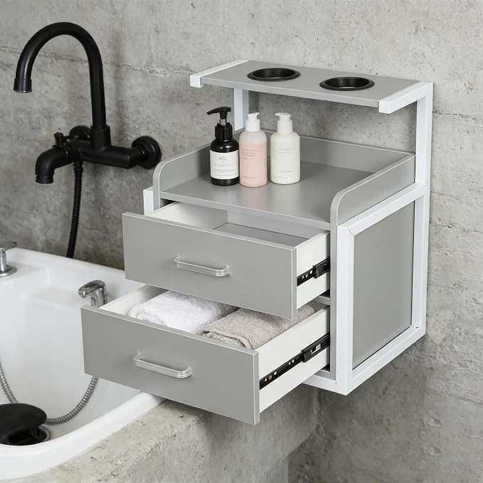 Suspended Salon Wall Cabinet by Unknown