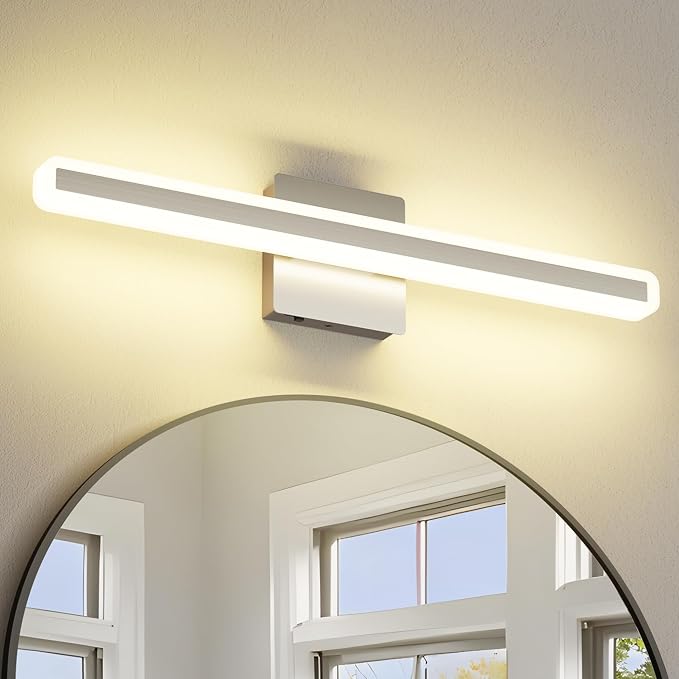 JUSHENG Brushed Nickel Vanity Lights - Image 8