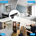YUET Hair Dryer Holder Hairdryer Station Wall Mounted Shelf Bracket - Image 5