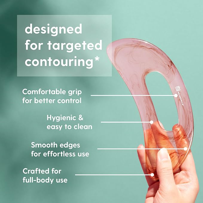 Large Body Gua Sha Tool for Lymphatic Drainage, Sculpting and Sore Muscles - Image 3
