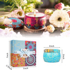 Candle Gift Set for Women, 4 Pack Long Lasting Lavender Scented Soy Candles - Image 5