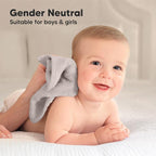 6-Pack Baby Washcloths – Soft Absorbent Viscose from Bamboo Washcloths - Image 8