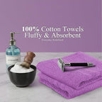 Hand Towels Purple Economy Salon Towels - Image 3