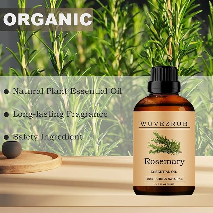 Rosemary Essential Oils, 60ML Pure and Natural Essential Oil - Image 4