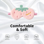PERFECTSIGHT Sleep Eye Masks, Cute Fruit Sleep Eye Cover Lightweight Adjustable - Image 2