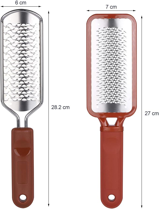 2 Pieces Colossal Foot Rasp Foot Files Callus Remover Foot Scrubber, Stainless - Image 7