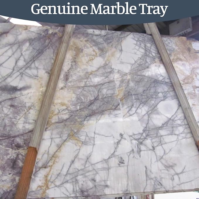 Koville Natural Marble Tray, Catchall - Image 7