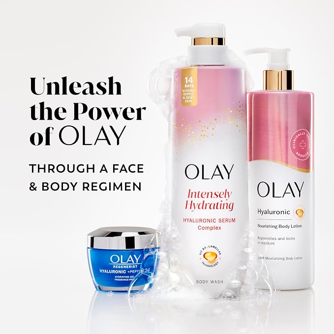 Olay Body Wash for Women, Elasticity Boosting, Collagen Peptide Serum Complex - Image 8