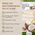 O NATURALS 3-Pack Organic Soap Bar 4oz each-100% Vegan Cold Process Body Wash - Image 5
