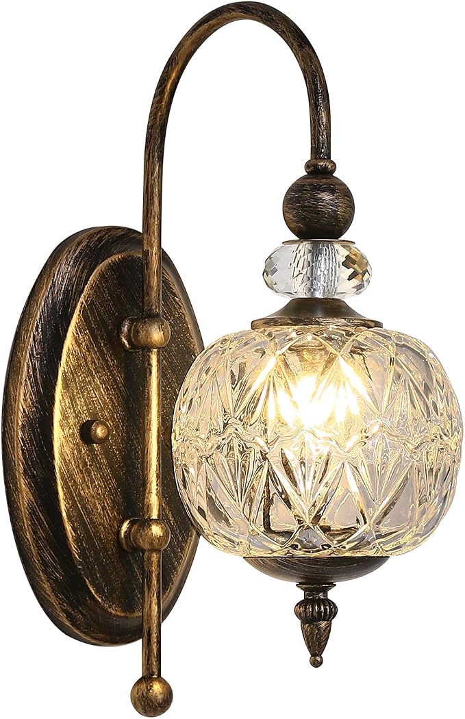 Piepooye Vintage Bronze Wall Sconce - Image 9
