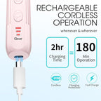 Electric Nail Drill, Professional Manicure Pedicure Kit, Cordless Electric Nail - Image 7