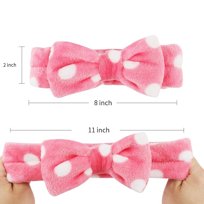 WHAVEL 6 Pack Spa Headband Makeup Headband Face Wash Headbands Make Up Hair - Image 3
