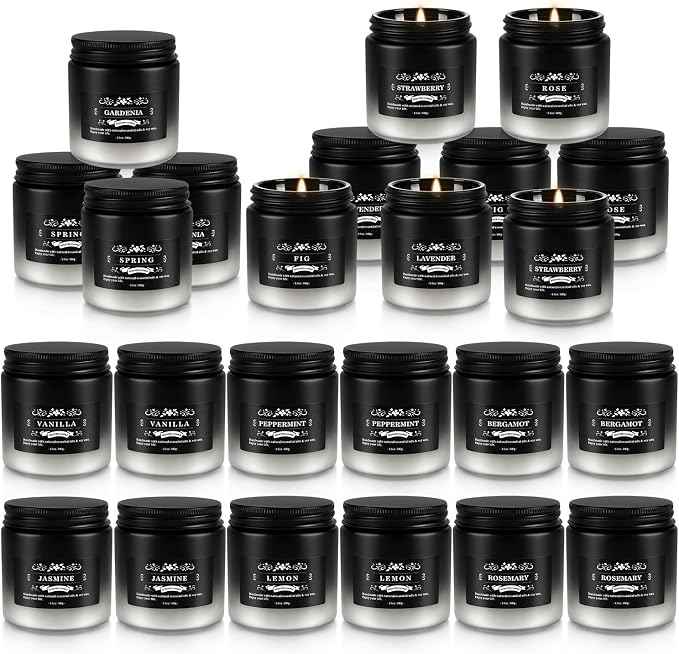 Scented Candle Set 24 Pack, Candle - Image 3