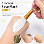 LORMAY Jelly Brush | 2 Pcs Silicone Face Mask Brushes | Mask Application Tool - Image 3