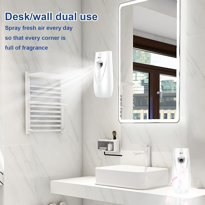 Automatic Air Freshener Spray Dispenser Free Standing or Wall Mounted Automatic - Image 7