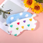 2PCS Plush Sleeping Eye Mask, Soft Plush Eye Mask, Fuffy Eye Cover Comfortable - Image 6
