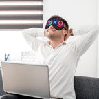 2 Pcs Boys Sleep Eye Mask, Guys Blackout Sleeping Silk Mask - Image 5