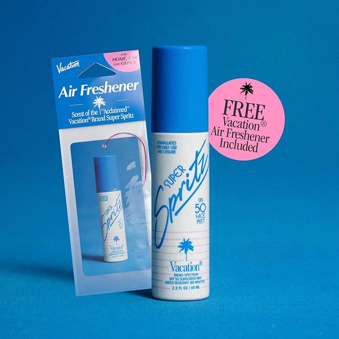 Vacation Super Spritz SPF 50 Face Mist & Air Freshener Bundle, Daily Face - Image 5