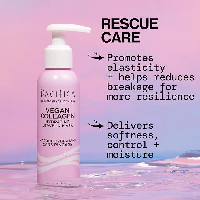 Pacifica Vegan Collagen Leave-In Repair Hair Mask – Leave-In Conditioner - Image 2