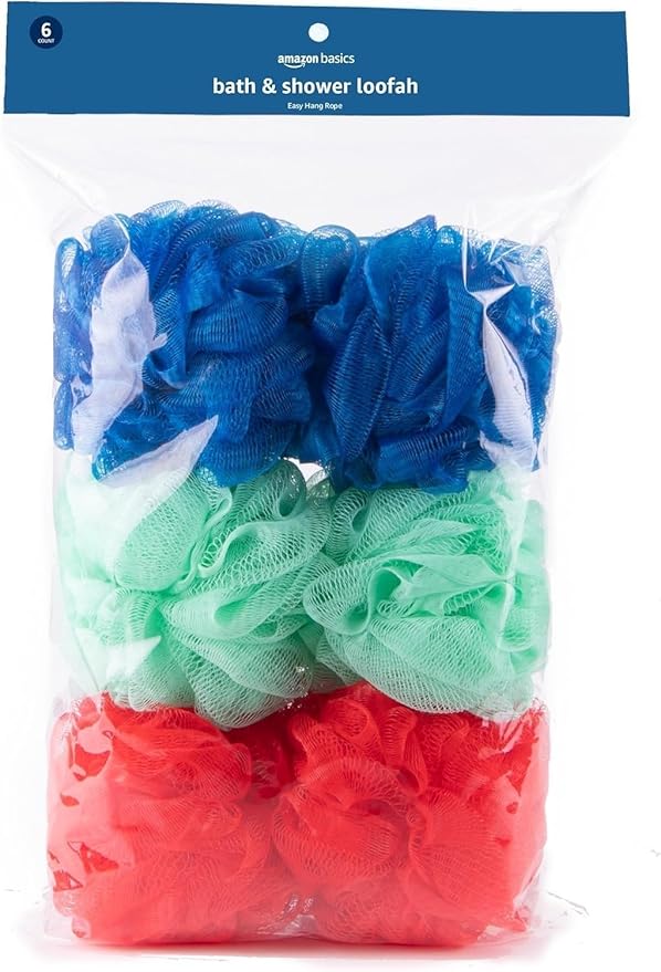 Amazon Basics Exfoliating Bath and Shower Loofah - Image 2