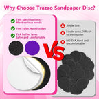 Trazzo 80/120/180 Grit Replacement Sanding Discs - Image 8