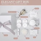 EXTALOW Spa Gifts for Women Bath and Body Gift Basket Mothers Day Gifts Coconut - Image 3