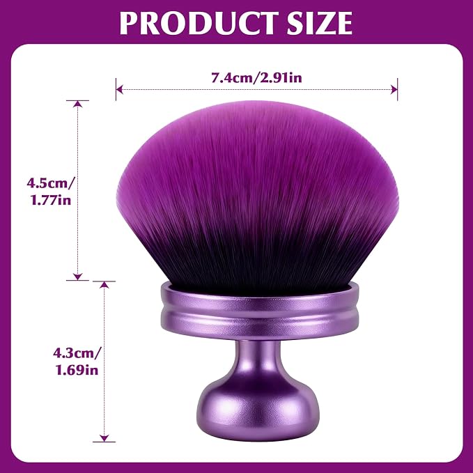Extra Large Body Makeup Brush for Self Tanner, 3.2" Wide-headed Kabuki Tanning - Image 7