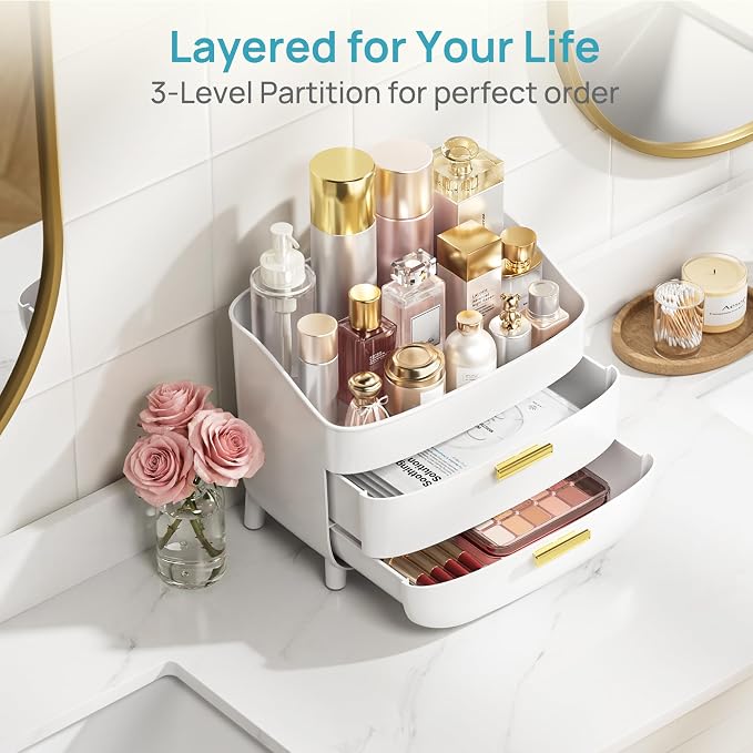 Vtopmart 3-Tier Skincare Makeup Organizer - Image 4