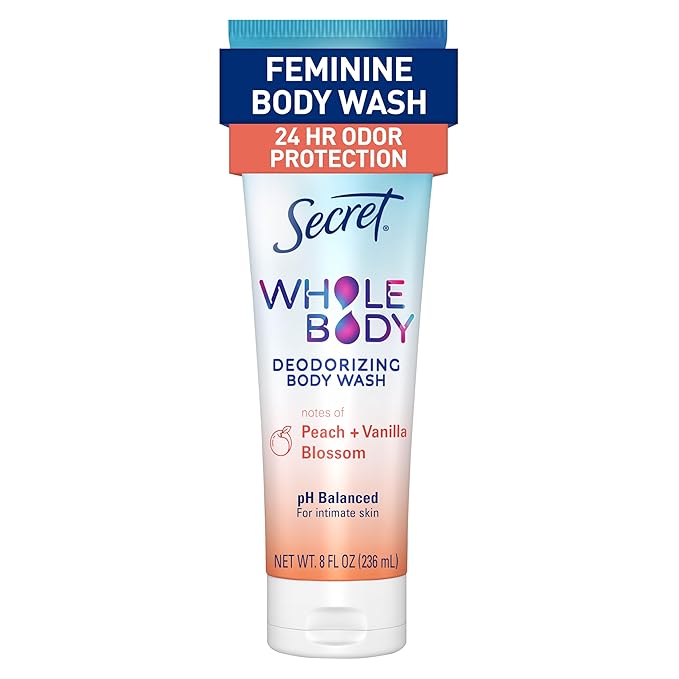 Secret Feminine Wash, 24 HR Deodorizing Feminine Body Wash by Secret