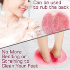 Shower Foot Scrubber Mat Back Washer Back Exfoliating Bath Wash Pad Wall - Image 3