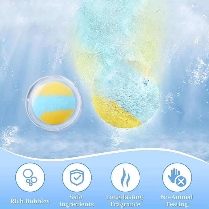 TranquilBliss Bath Bombs Set 50 PCS - Image 4
