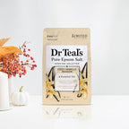 Dr Teal's Epsom Salt Magnesium Soak, Limited Edition Cozy Vanilla Season - Image 6