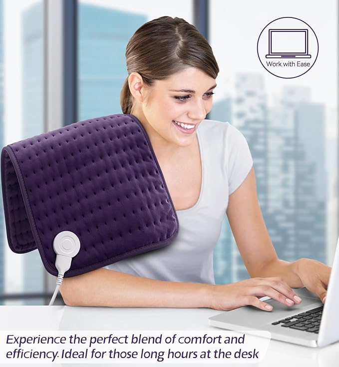 Electric Heating Pad for Back, Neck & Cramps Relief - Image 2