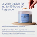 Bath & Body Works Sun-Drenched Linen 3-Wick Candle - Image 4