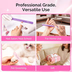 MelodySusie Nail File Kit, Professional Nail Art Manicure Pedicure Supplies - Image 5