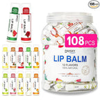 DMSKY Lip Balm Bulk 108 Pack, Lip Balm Hydrating by DMSKY