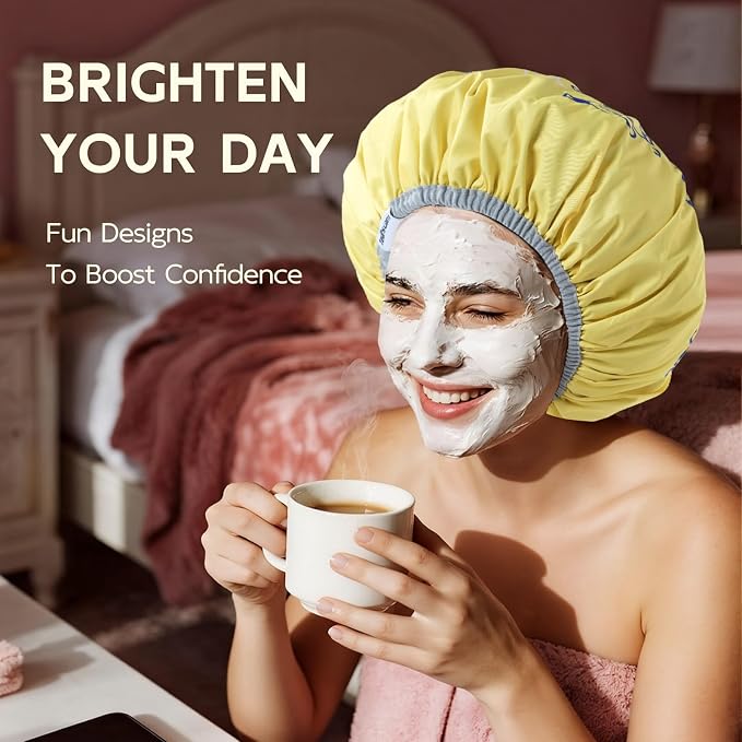 Years Calm Waterproof Shower Cap - Image 4