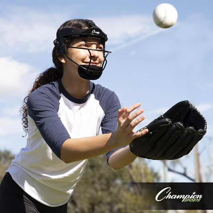 Champion Sports Steel Softball Face Mask – Durable Fielder’s Mask - Image 8