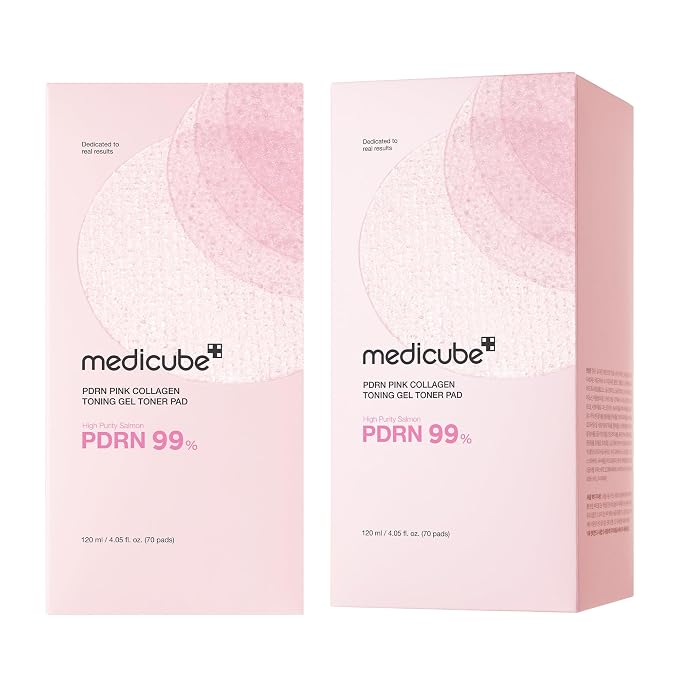 medicube Toner Pads Salmon DNA PDRN Pink Collagen Jelly Pad | Korean Gel Toner - Image 9