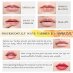 4 Piece Honey Milk Lip Mask Lip Balm Lip Scrub Lip Oil Lip Care Kit, - Image 6