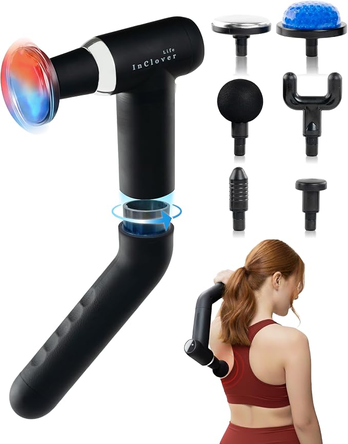 Massage Gun with Detachable Extension Handle - Image 9