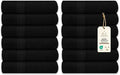 Medium Bath Towels Bulk Set of 12 – 100% Cotton Terry – 24" x 48" – Quick Dry by ASTILTEXCottonTowels